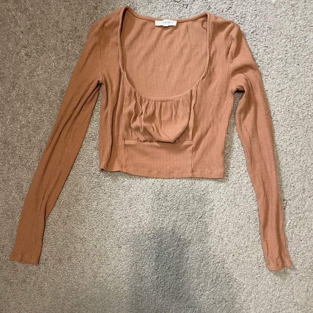 Mable‎ Blush Rose Long sleeve top size small